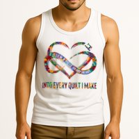 I Sew A Piece Of My Heart Into Every Quilt I Make Tank Top