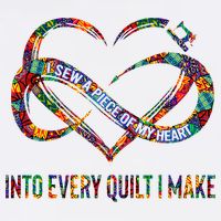 I Sew A Piece Of My Heart Into Every Quilt I Make Wool Snapback Cap