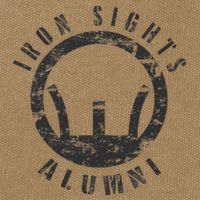 Iron Sights Alumni Boot Camp Shooting Marksmanship Veteran Cotton Canvas Backpack