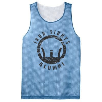 Iron Sights Alumni Boot Camp Shooting Marksmanship Veteran Mesh Reversible Basketball Jersey Tank