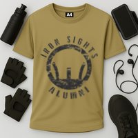 Iron Sights Alumni Boot Camp Shooting Marksmanship Veteran Performance Shirt
