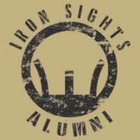 Iron Sights Alumni Boot Camp Shooting Marksmanship Veteran T-Shirt