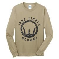 Iron Sights Alumni Boot Camp Shooting Marksmanship Veteran Tall Long Sleeve T-Shirt