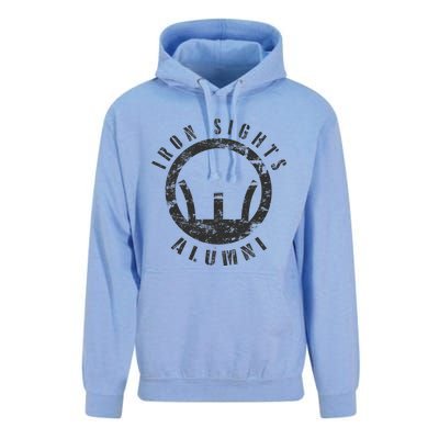 Iron Sights Alumni Boot Camp Shooting Marksmanship Veteran Unisex Surf Hoodie