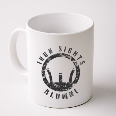 Iron Sights Alumni Boot Camp Shooting Marksmanship Veteran Mug