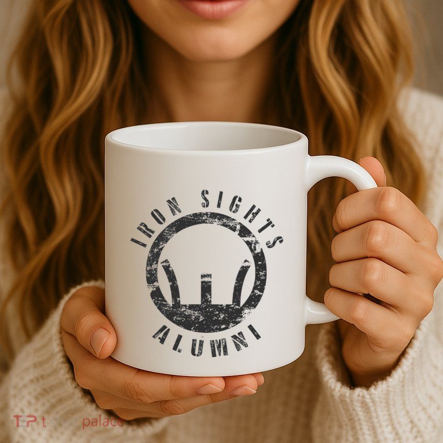 Iron Sights Alumni Boot Camp Shooting Marksmanship Veteran Mug