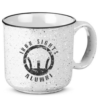 Iron Sights Alumni Boot Camp Shooting Marksmanship Veteran 15oz Campfire Ceramic Mug