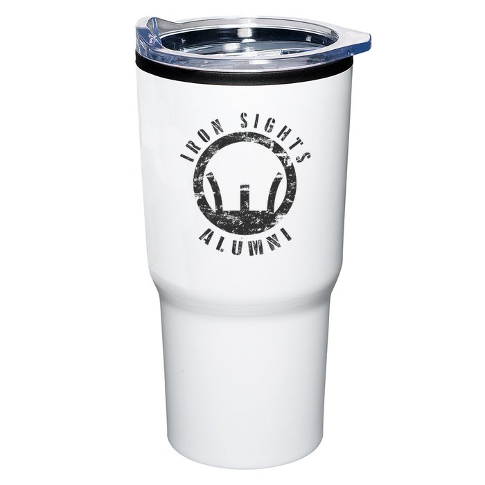 Iron Sights Alumni Boot Camp Shooting Marksmanship Veteran Tumbler