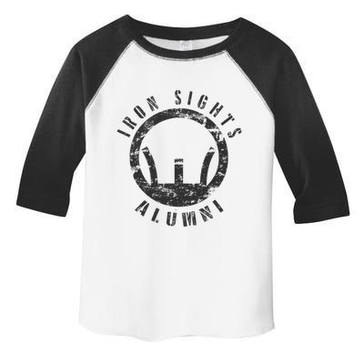 Iron Sights Alumni Boot Camp Shooting Marksmanship Veteran Toddler Fine Jersey T-Shirt