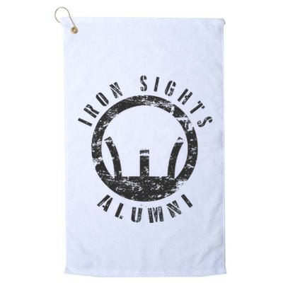 Iron Sights Alumni Boot Camp Shooting Marksmanship Veteran Golf Towel