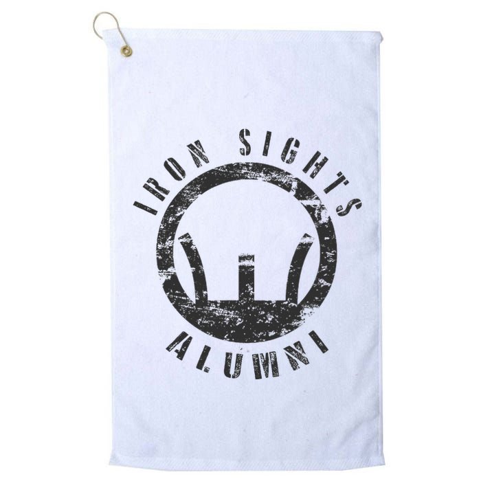 Iron Sights Alumni Boot Camp Shooting Marksmanship Veteran Golf Towel