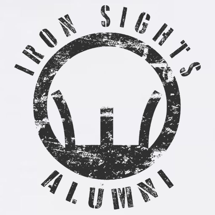 Iron Sights Alumni Boot Camp Shooting Marksmanship Veteran Toddler T-Shirt