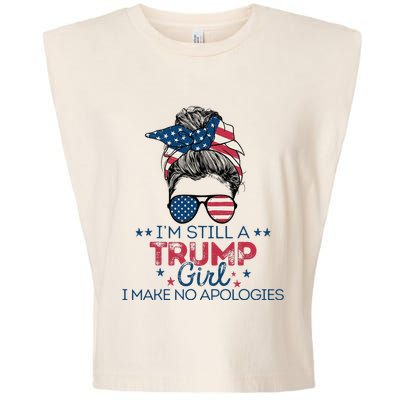 I'm Still A Trump I Make No Apologies Trump 2024 Garment-Dyed Women's Muscle Tee