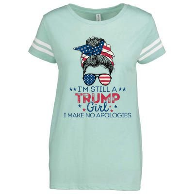 I'm Still A Trump I Make No Apologies Trump 2024 Enza Ladies Jersey Football T-Shirt