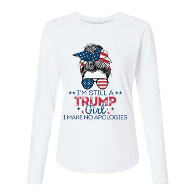 I'm Still A Trump I Make No Apologies Trump 2024 Womens Cotton Relaxed Long Sleeve T-Shirt