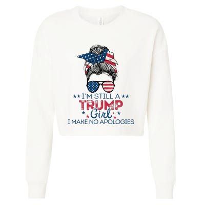 I'm Still A Trump I Make No Apologies Trump 2024 Cropped Pullover Crew