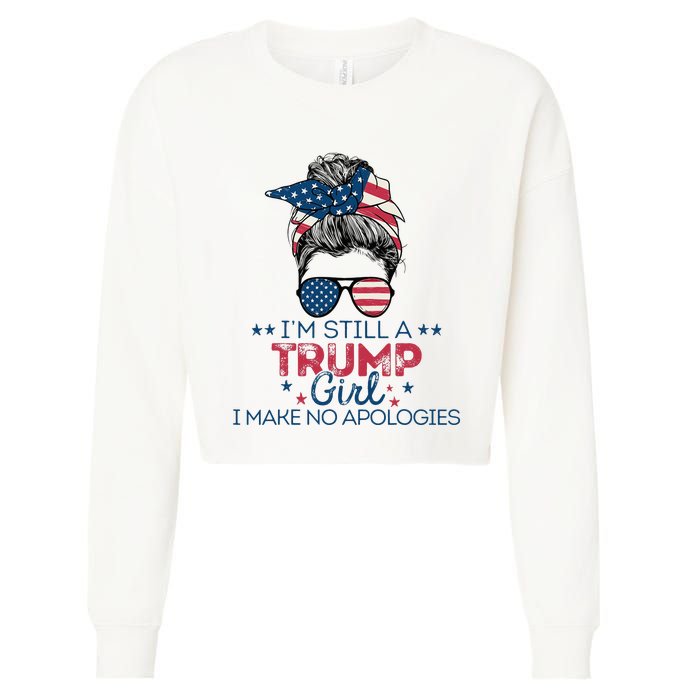 I'm Still A Trump I Make No Apologies Trump 2024 Cropped Pullover Crew