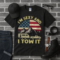 I'm Sexy And I Tow It Funny Caravan Camping RV Trailer Tee Tall T-Shirt