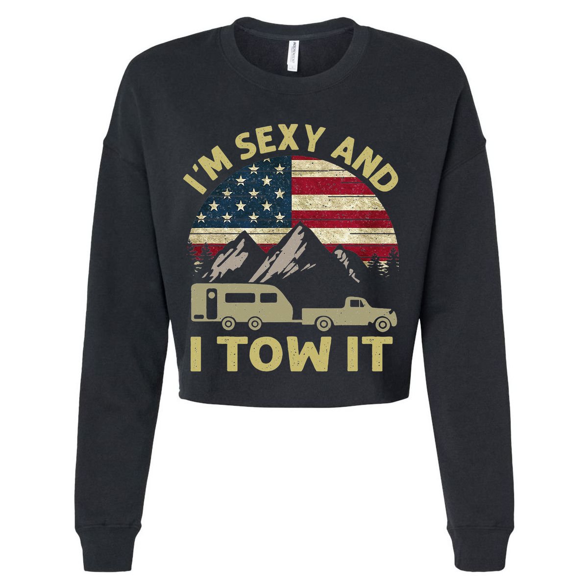 I'm Sexy And I Tow It Funny Caravan Camping RV Trailer Tee V-Neck T-Shirt