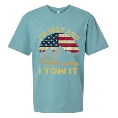 I'm Sexy And I Tow It Funny Caravan Camping RV Trailer Tee Sueded Cloud Jersey T-Shirt