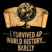 I Survived Ap World History Barely Flat Bill Trucker Hat