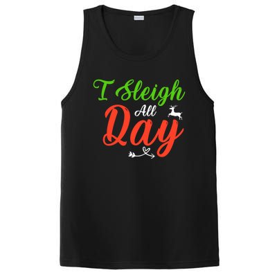 I Sleigh All Day Funny Christmas Gift PosiCharge Competitor Tank