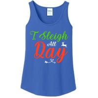 I Sleigh All Day Funny Christmas Gift Ladies Essential Tank