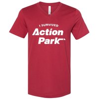 I Survived Action Park V-Neck T-Shirt