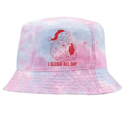 I Sleigh All Day Cool Gift Tie-Dyed Bucket Hat