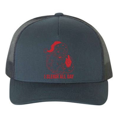 I Sleigh All Day Cool Gift Yupoong Adult 5-Panel Trucker Hat