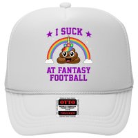 I Suck At Fantasy Football Loser Poop Unicorn Hat