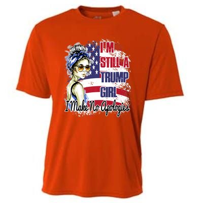 I'm Still A Trump Girl I Make No Apologies Trump 2024 Cooling Performance Crew T-Shirt