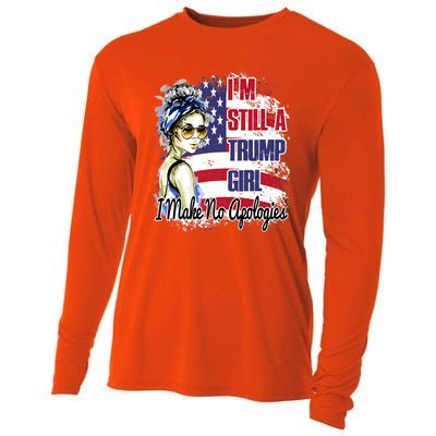 I'm Still A Trump Girl I Make No Apologies Trump 2024 Cooling Performance Long Sleeve Crew