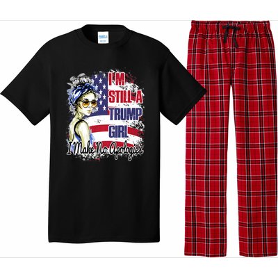 I'm Still A Trump Girl I Make No Apologies Trump 2024 Pajama Set