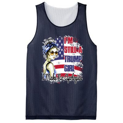 I'm Still A Trump Girl I Make No Apologies Trump 2024 Mesh Reversible Basketball Jersey Tank