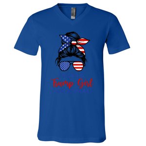 IM Still A Trump Make No Apologies Patriotic American Great Gift V-Neck T-Shirt