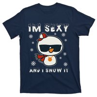 Im Sexy And I Snow It Retro Funny Snowman T-Shirt