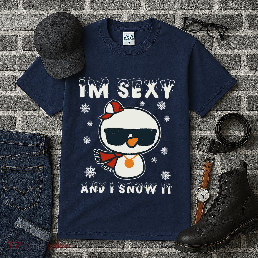 Im Sexy And I Snow It Retro Funny Snowman Tall T-Shirt