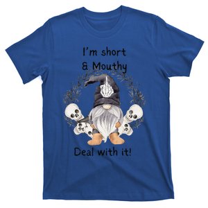 Im Short And Mouth Deal With It Gomes Ghost Halloween T-Shirt