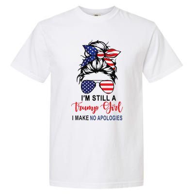 I'm Still A Trump Make No Apologies Patriotic American Garment-Dyed Heavyweight T-Shirt