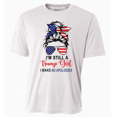 I'm Still A Trump Make No Apologies Patriotic American Cooling Performance Crew T-Shirt