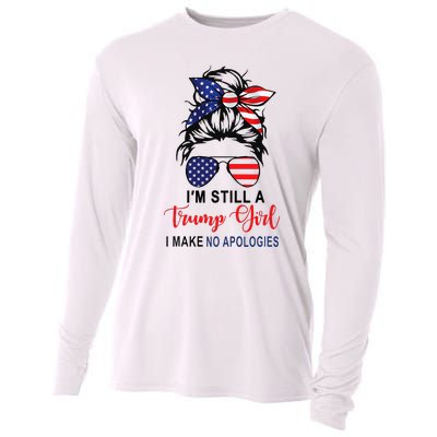 I'm Still A Trump Make No Apologies Patriotic American Cooling Performance Long Sleeve Crew