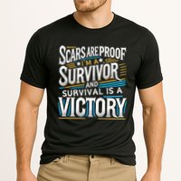 Inspirational Scars Are Proof IM A Survivor Surgery Cooling Performance Crew T-Shirt