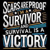 Inspirational Scars Are Proof IM A Survivor Surgery Cooling Performance Crew T-Shirt