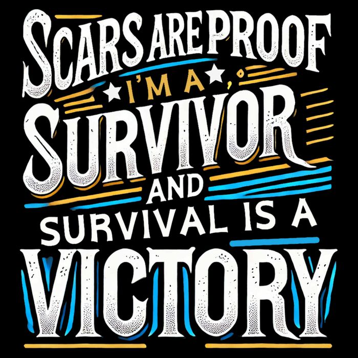 Inspirational Scars Are Proof IM A Survivor Surgery Cooling Performance Crew T-Shirt