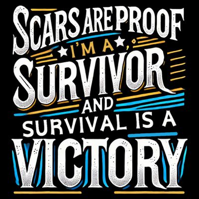Inspirational Scars Are Proof IM A Survivor Surgery T-Shirt