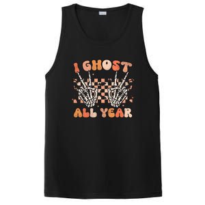 I Skeleton All Year Halloween Skeleton Costume Retro Groovy Meaningful Gift PosiCharge Competitor Tank