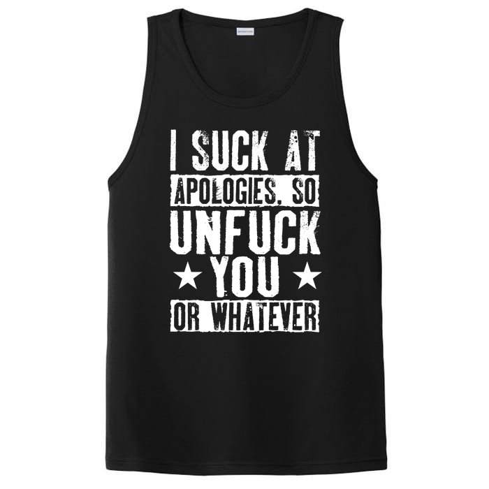 I Suck At Apologies So Unfuck You Or Whatever PosiCharge Competitor Tank