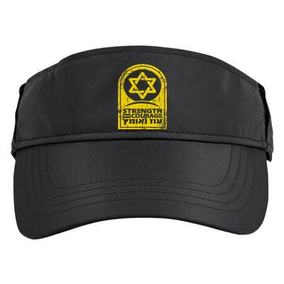 Israel Strength and Courage Adult Drive Performance Visor