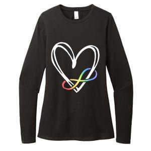 Infinity Symbol Autism Awareness Month Womens CVC Long Sleeve Shirt